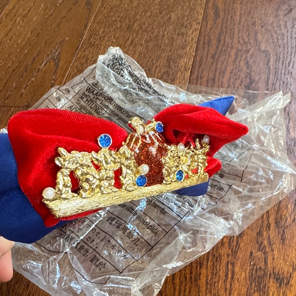 Disney Snow White Red and Blue Crown Headband